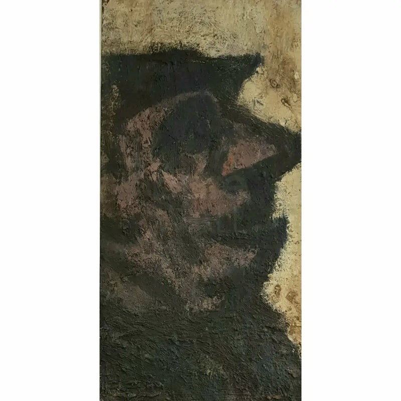 RAWOil001 Hard Drinking Man Oil c1960s by Arthur Berry Original Art from Barewall Art Gallery