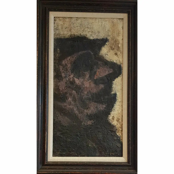 RAWOil001 Hard Drinking Man Oil c1960s by Arthur Berry Original Art from Barewall Art Gallery