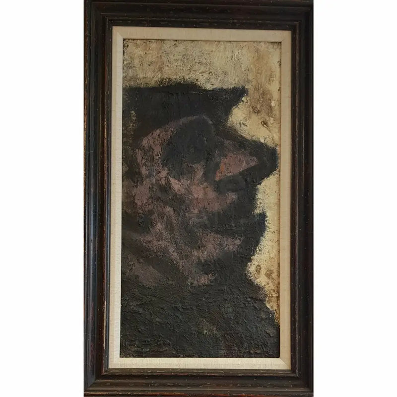 RAWOil001 Hard Drinking Man Oil c1960s by Arthur Berry Original Art from Barewall Art Gallery