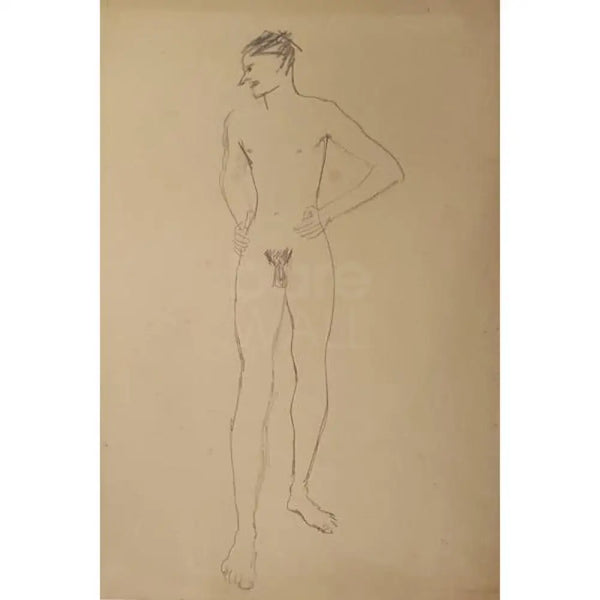 RC3 Male and Female Nude drawings by Raymond Coxon Original Art from Barewall Art Gallery