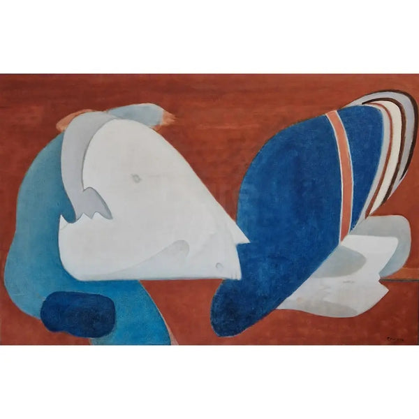 RC6OIL Balance colour and form c1950 by Raymond Coxon Original Art from Barewall Art Gallery