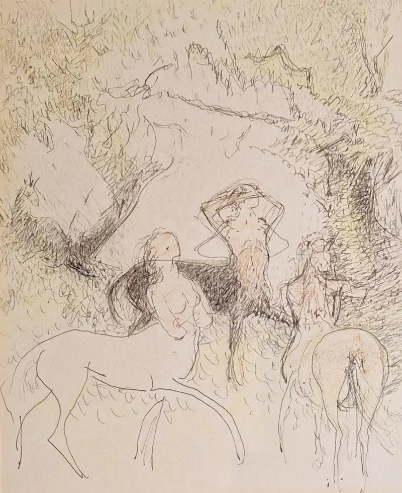 RM3MM The Centaurs c1930 by Raymond Coxon Original Art from Barewall Art Gallery