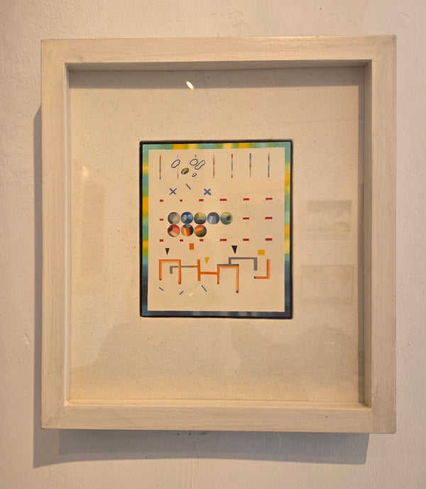48 Elements 1970 Oil on Board by Jack Smith