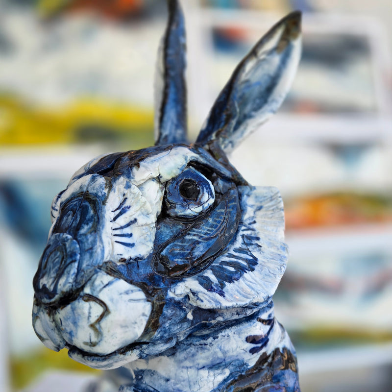 Fine Art Hare Sculpture 2025 by Jasmine Simpson