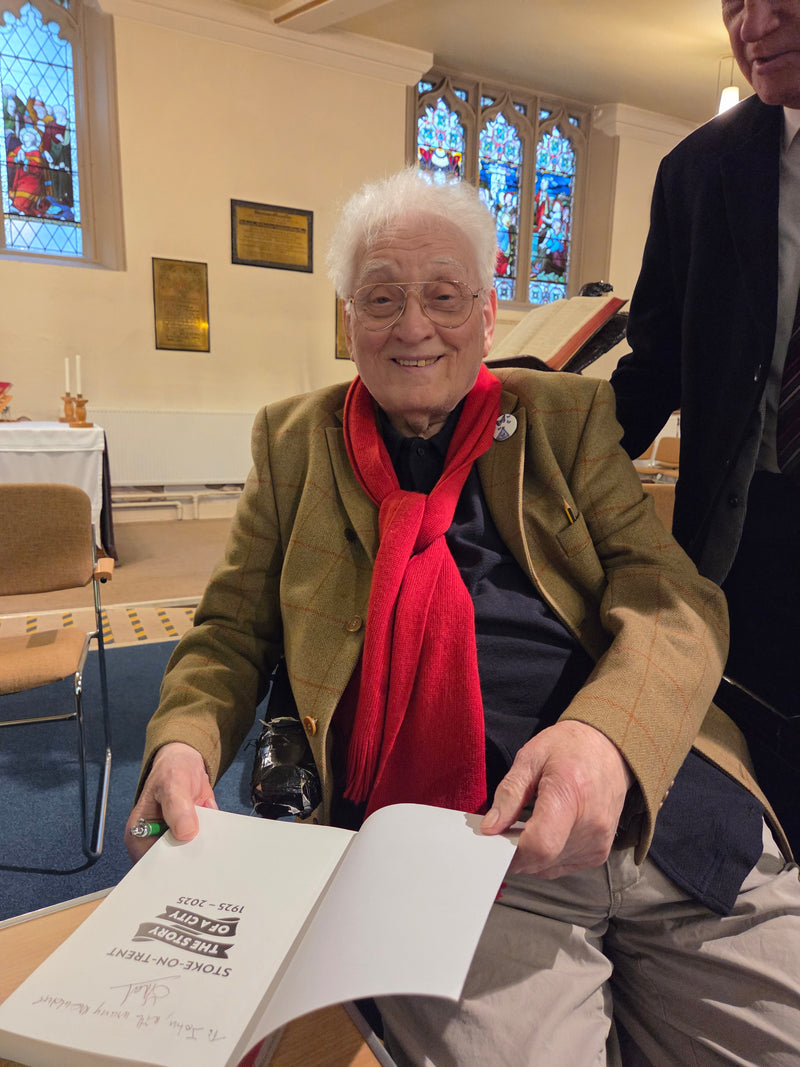 Signed Stoke-on-Trent The Story of a City 1925 to 2025 by Fred Hughes Book from Barewall Art Gallery