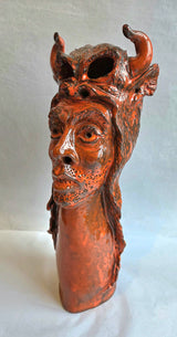 Theseus 1981 classical ceramic sculpture by John Shelton Ceramics from Barewall Art Gallery