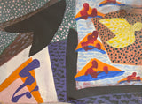 ENLA001 Small Acrylic Flow Series 1990s by Enos Lovatt 16 Original Art from Barewall Art Gallery