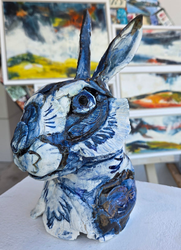 Fine Art Hare Sculpture 2025 by Jasmine Simpson