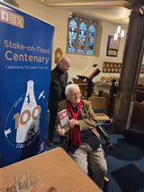 Signed Stoke-on-Trent The Story of a City 1925 to 2025 by Fred Hughes Book from Barewall Art Gallery