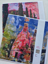Bottle Oven and Garden greetings card by Louise Pearson