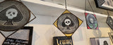 Ace of Spades 5 Glass Panel Hanging Suncatcher 2026 by Rebecca Davies