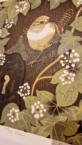 The Wren Lino Print 2025 by Louise Edwards