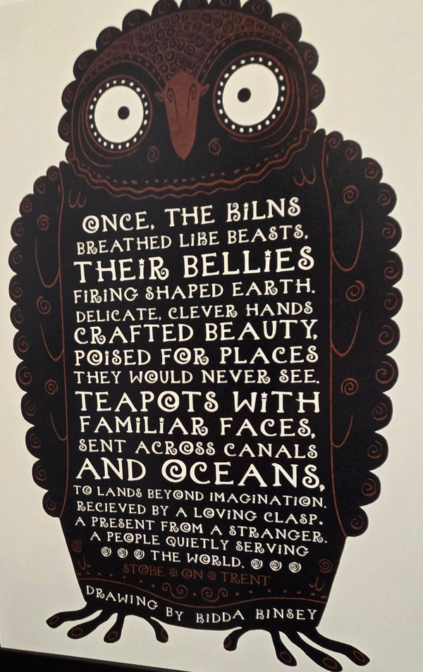 KK4 Poetry Owl Print 2025 by Kidda Kinsey