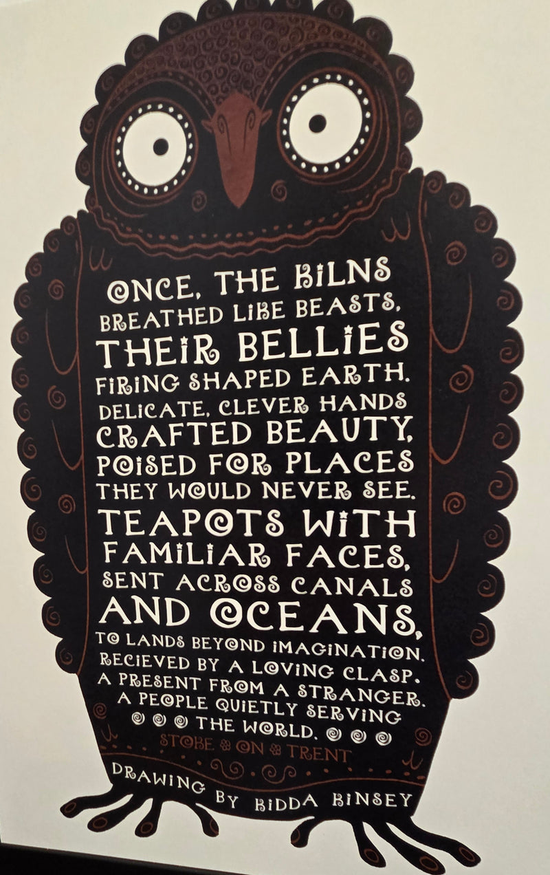 KK4 Poetry Owl Print 2025 by Kidda Kinsey