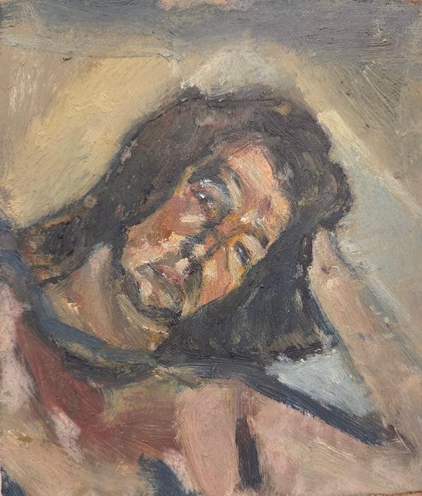 Olivia 2020 Oil on Board by Richard Fitton Original Art from Barewall Art Gallery