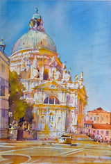 Santa Maria Della Salute 2026 by Geoffrey Wynne RI Original Art from Barewall Art Gallery