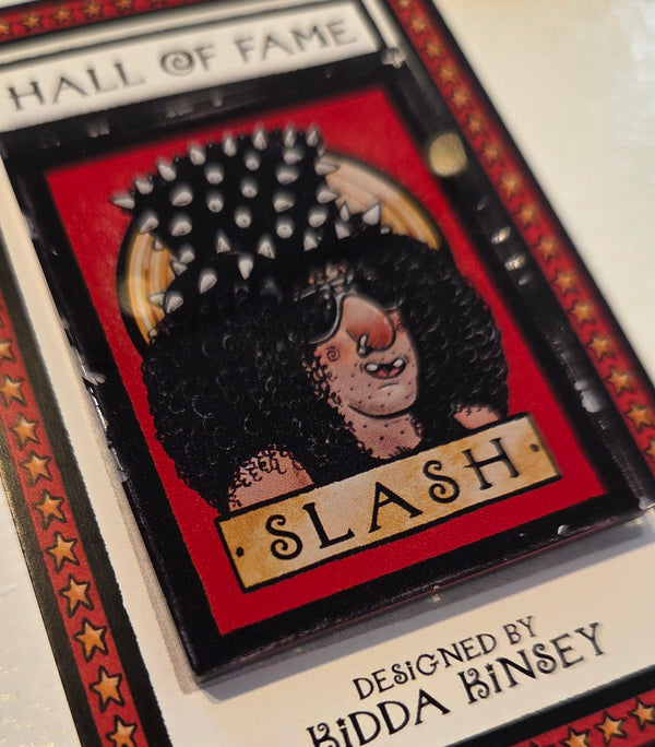 KK12 Slash - Hall of Fame Badge Pin 2025 by Kidda Kinsey