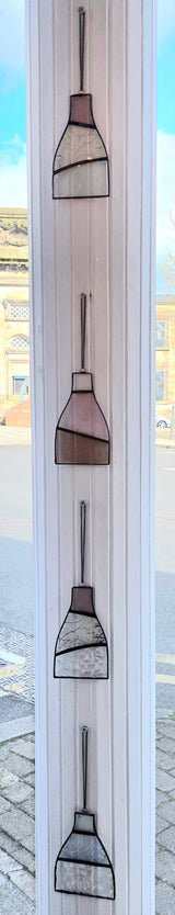 Salvaged Stained Glass Bottle Ovens 2026 by Rebecca Davis Gift from Barewall Art Gallery