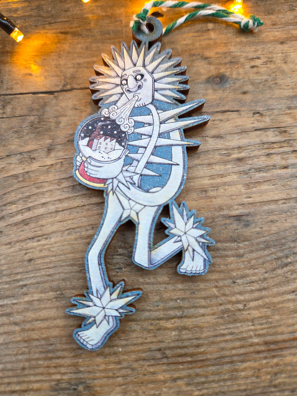 KK14 Hanley Jack Frost Christmas Tree Decoration 2025 by Kidda Kinsey Gift from Barewall Art Gallery