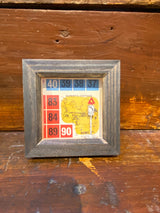 Rupert the Bear handmade box art 'Bend in the Road' sign. By Lost and Found Projects. by Barewall