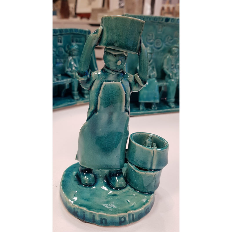 Saggar Maker Ceramic Figures by Ian Tinsley Pottery by Barewall