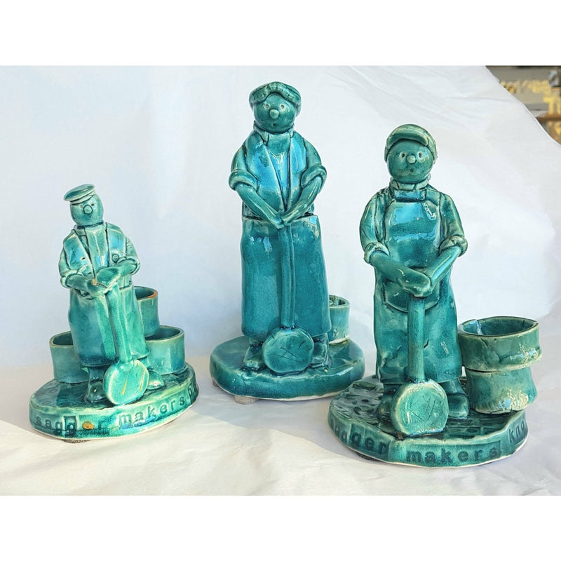 Saggar Maker Ceramic Figures by Ian Tinsley Pottery by Barewall