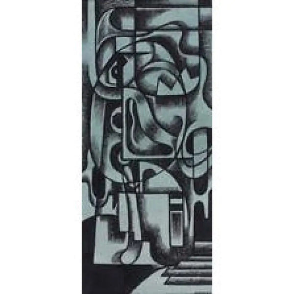 Self Portait (Green Abstract) 1943 by Norman Cope Original Art from Barewall Art Gallery