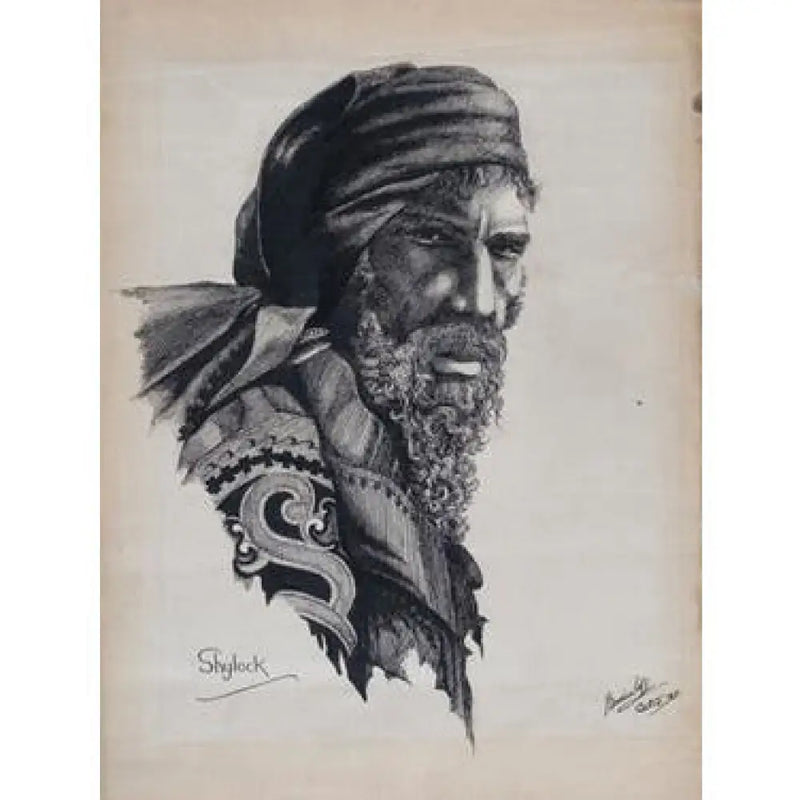 Shylock 1943 by Norman Cope Original Art from Barewall Art Gallery