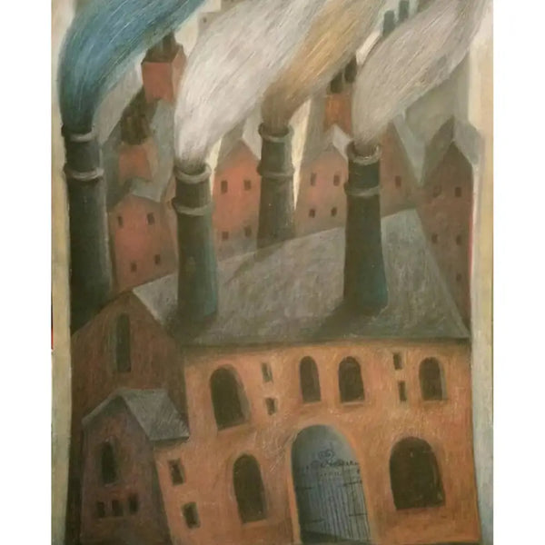 SL37 The Mill by Stephen Liddle Original Art from Barewall Art Gallery