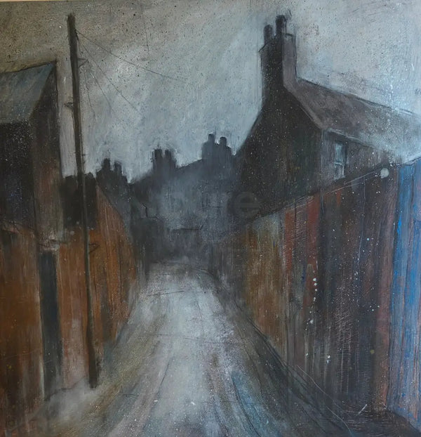 SL5225 Tunstall Alleyway 2018 by Stephen Liddle Original Art from Barewall Art Gallery