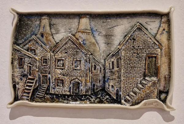 SM2 Brick and Steps 2024 by Shauna McCann Ceramics from Barewall Art Gallery