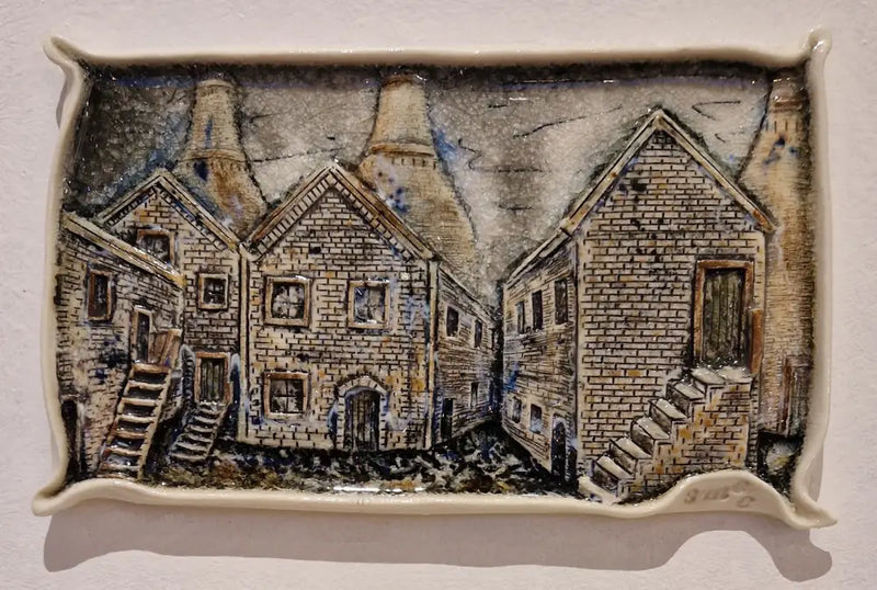 SM2 Brick and Steps 2024 by Shauna McCann Ceramics from Barewall Art Gallery