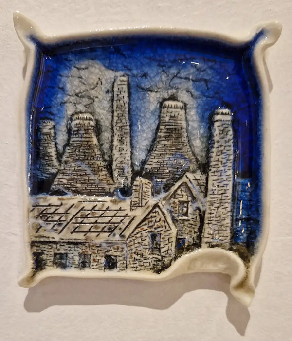 SM7 Bricks by Night 2024 by Shauna McCann Ceramics from Barewall Art Gallery
