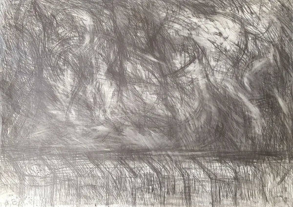 SOP002 Smoke Stoke (Graphite) 1965 Original Mixed Media by Arthur Berry Original Art from Barewall Art Gallery