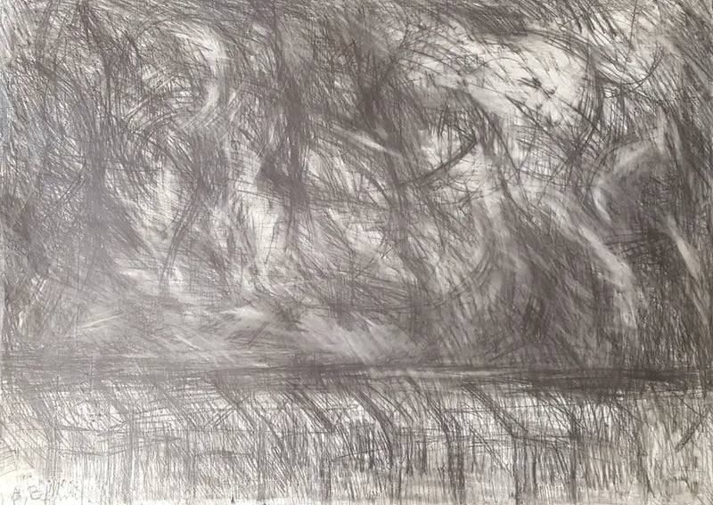 SOP002 Smoke Stoke (Graphite) 1965 Original Mixed Media by Arthur Berry Original Art from Barewall Art Gallery