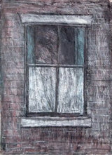 SOP004 The Window (1970) Original Mixed Media Painting by Arthur Berry Original Art from Barewall Art Gallery
