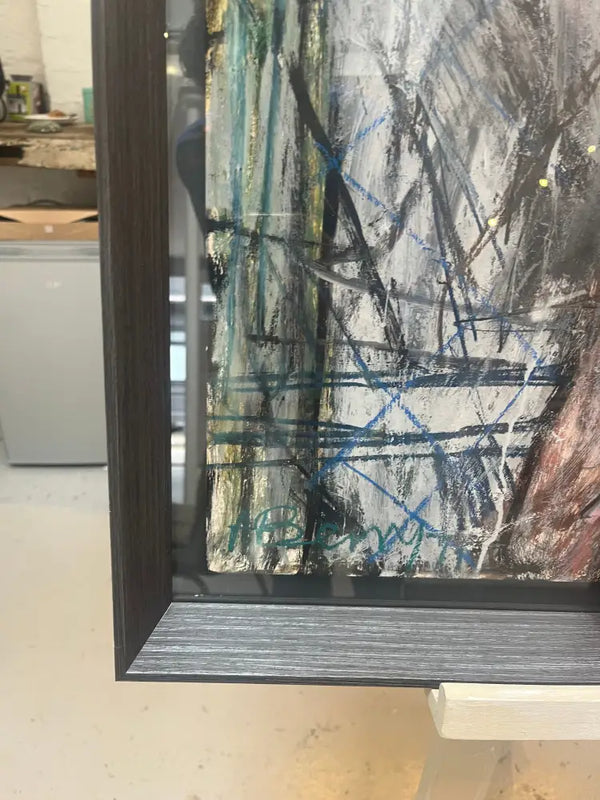 SOP005 Baby (1971) Original Mixed Media Painting by Arthur Berry Original Art from Barewall Art Gallery