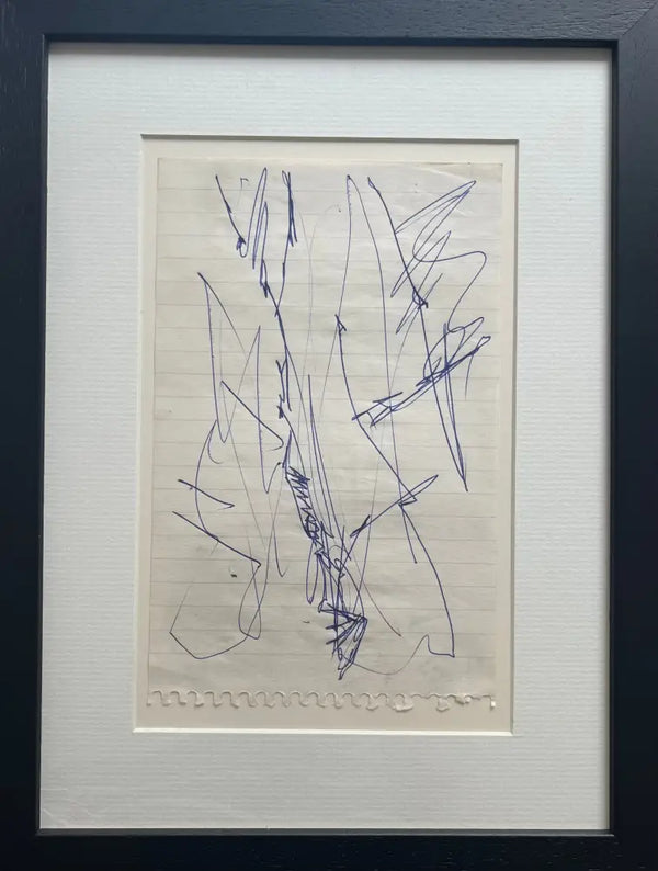 SOPD018 Vanishing Path Study No. 40 Original Drawing c1980s by Arthur Berry Original Art from Barewall Art Gallery
