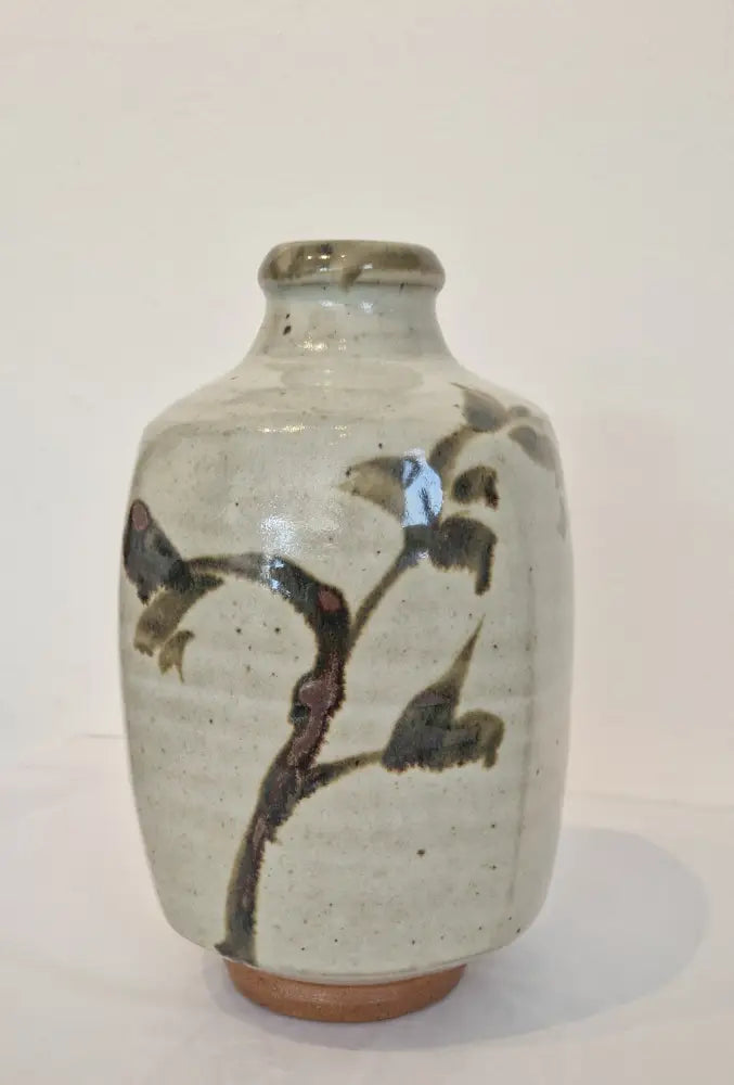 SP2501 Decorated Bottle by Phil Rogers Ceramics from Barewall Art Gallery