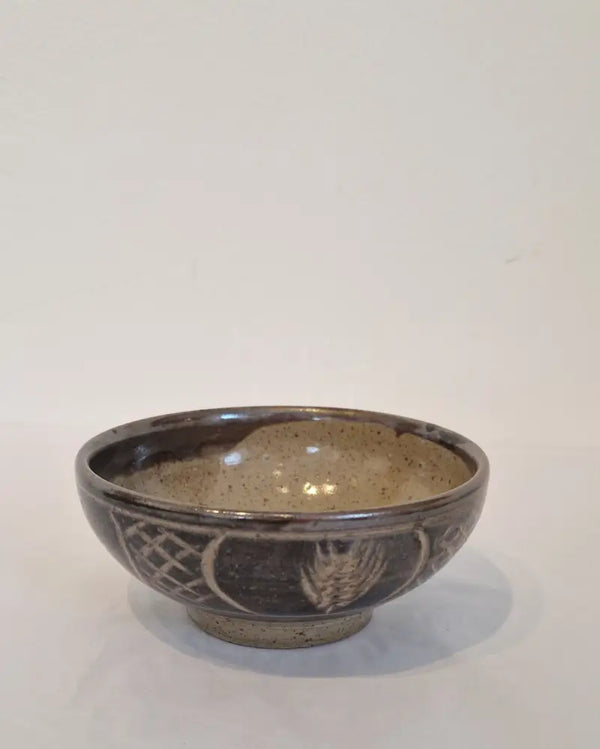 SP2505 Decorated Dish by Ara Cardew Ceramics from Barewall Art Gallery