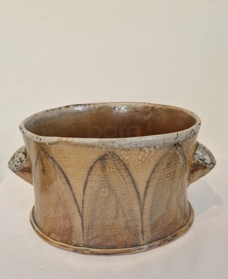 SP2513 A Large wood fired vessel by Petra Reynolds Ceramics from Barewall Art Gallery