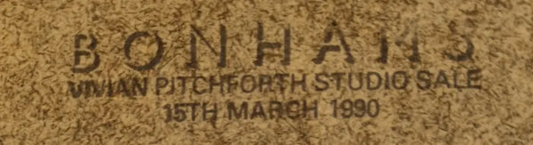 Squirrel on a Branch Drawing c1940s by Vivian Pitchforth RA Original Art from Barewall Art Gallery