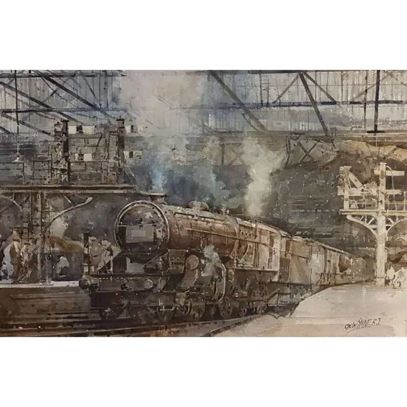 Steam by Geoffrey Wynne RI Original Art from Barewall Art Gallery