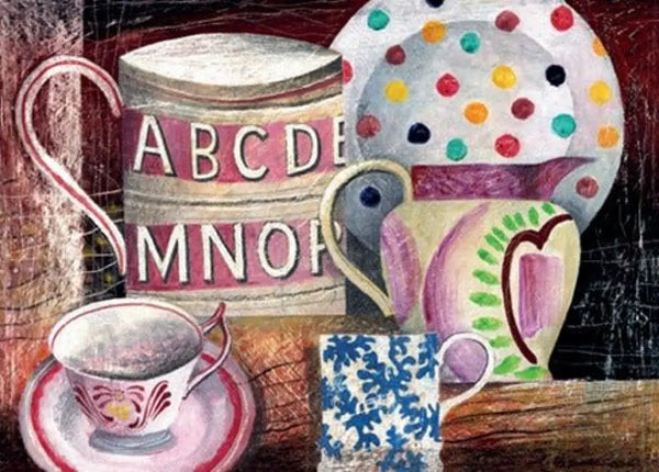 Still Life with Spot Plate greetings card by Jonathan Christie Still Life with Spot Plate greetings card by Jonathan Christie Cards from Barewall Art Gallery