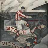 Stoke City Memories of The Victoria Limited Edition Football Print by Paine Proffitt Print from Barewall Art Gallery