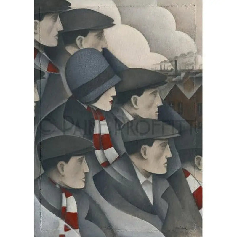 Stoke City Victoria Crowd Limited Edition Football Print by Paine Proffitt Print from Barewall Art Gallery