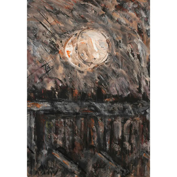 Stoke Moon 1994 Print by Arthur Berry Estate Print from Barewall Art Gallery