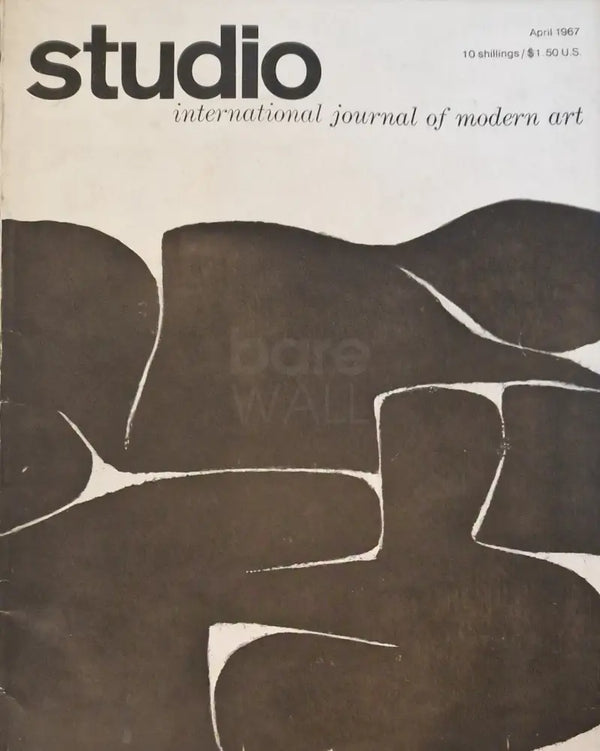 Studio - International Journal of Modern Art April 1967 Magazine Book from Barewall Art Gallery