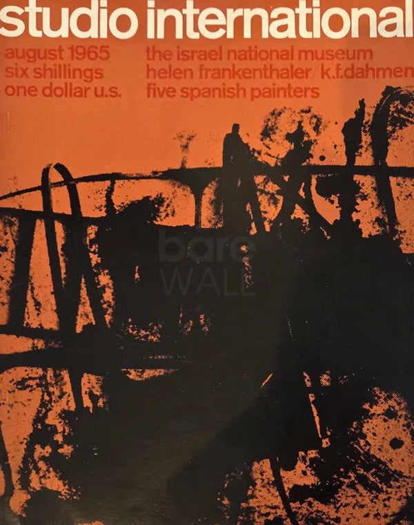 Studio - International Journal of Modern Art August 1965 Magazine Book from Barewall Art Gallery