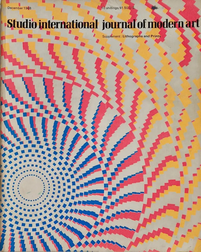 Studio - International Journal of Modern Art December 1968 Magazine Book from Barewall Art Gallery